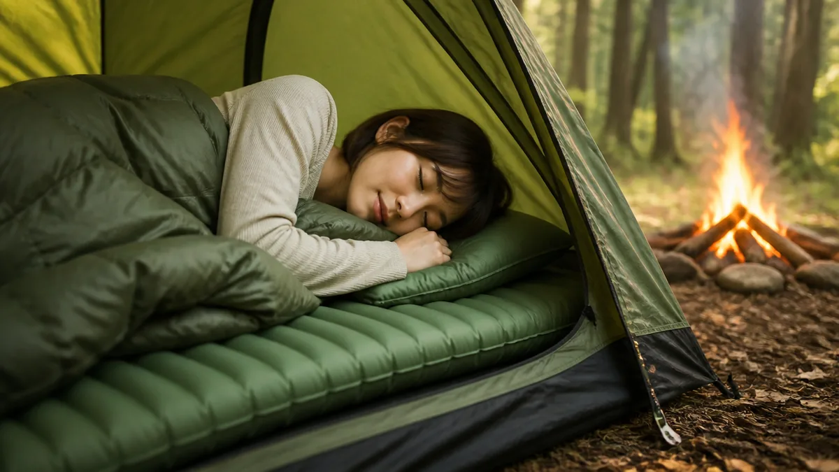 エアーマットキャンプが快眠の鍵になる3つの理由の解説画像