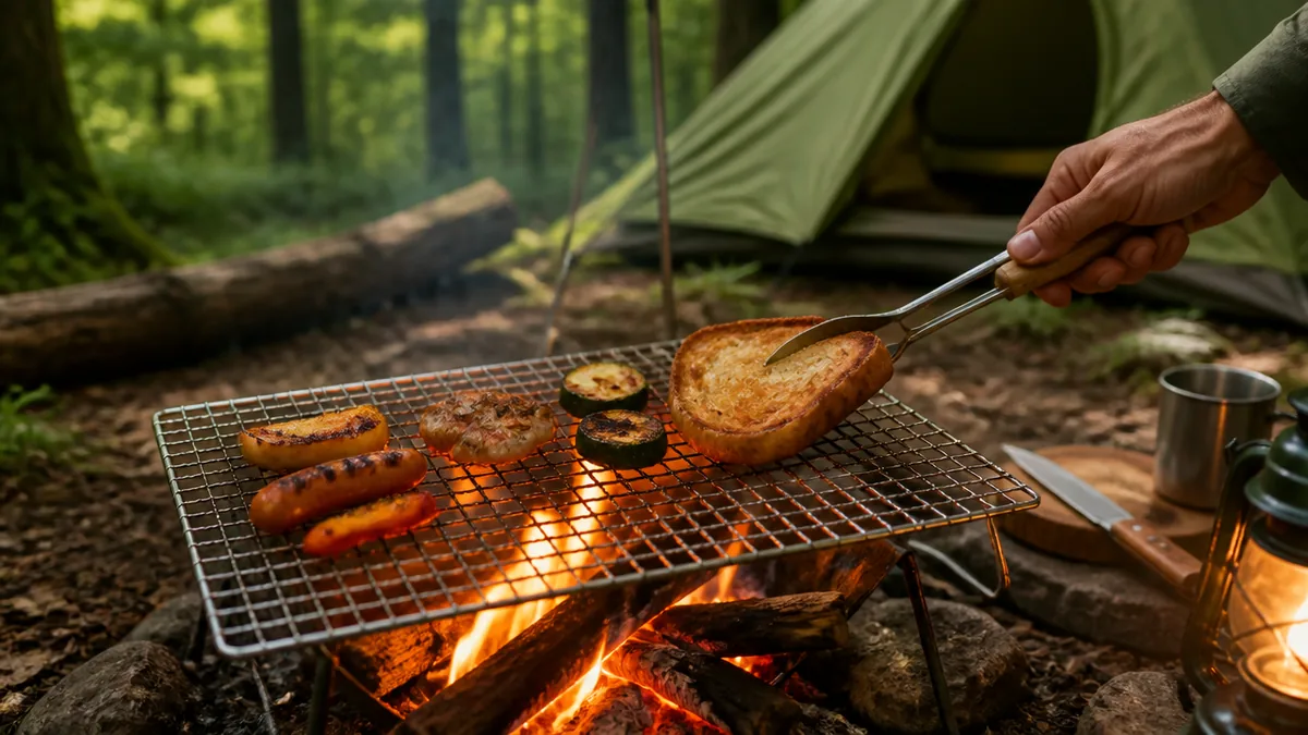 焼き網の意外な活用術7選|ダイソー網でキャンプがもっと便利になるの解説画像