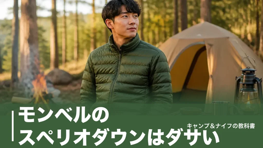 モンベルのスペリオダウンはダサい？5つの理由と垢抜ける着こなし術を徹底解説のアイキャッチ画像