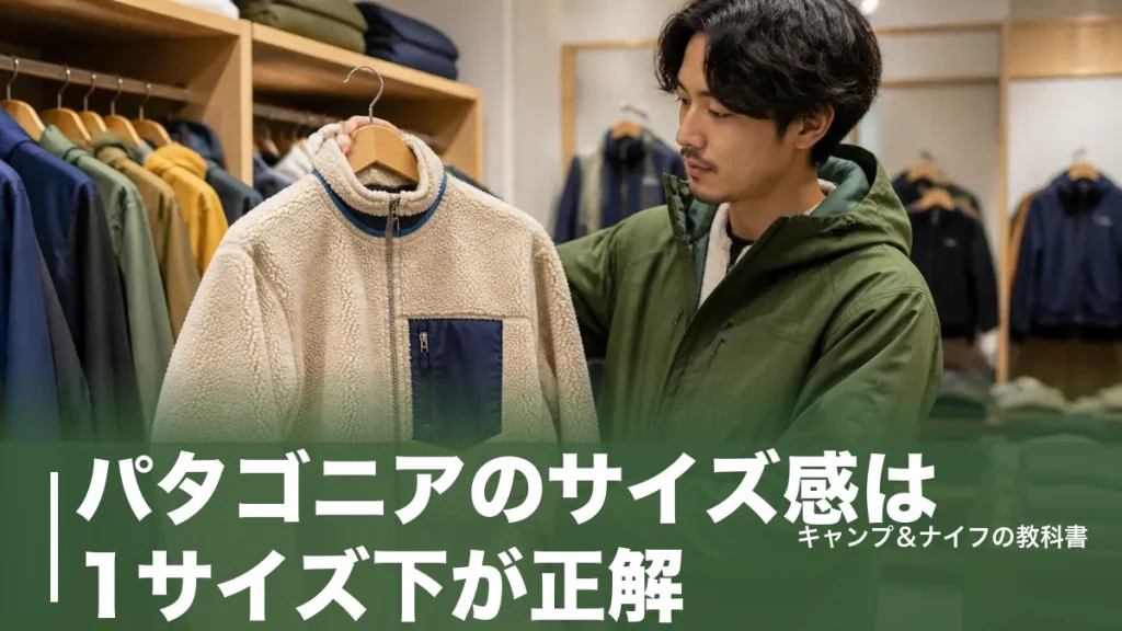 パタゴニアのサイズ感は1サイズ下が正解？米国規格の落とし穴と人気8モデルの選び方のアイキャッチ画像