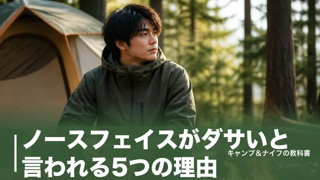 ノースフェイスがダサいと言われる5つの理由｜90%が否定した評判と垢抜ける着こなし術のアイキャッチ画像