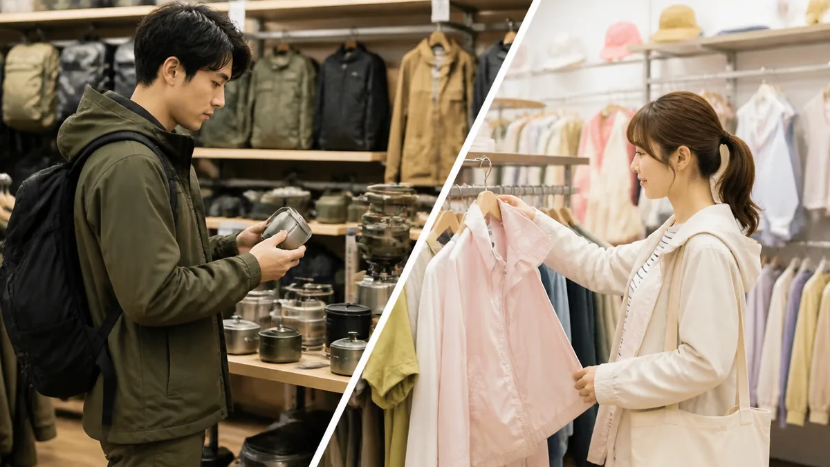 ワークマンプラスとワークマン女子の違いは「客層と品揃え」にあるの解説画像