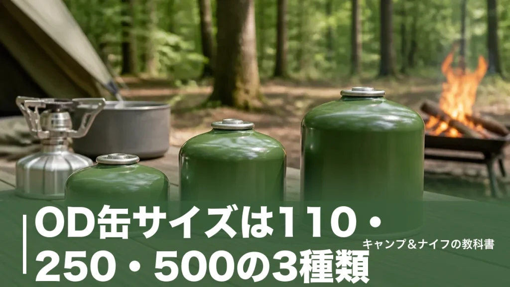 OD缶サイズは110・250・500の3種類｜直径と高さ・燃焼時間を実寸比較のアイキャッチ画像