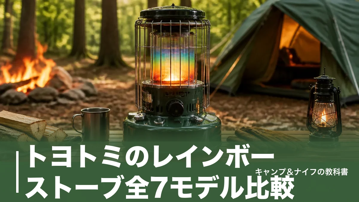 トヨトミのレインボーストーブ全7モデル比較｜七色の炎と点火方式で選ぶ1台のアイキャッチ画像