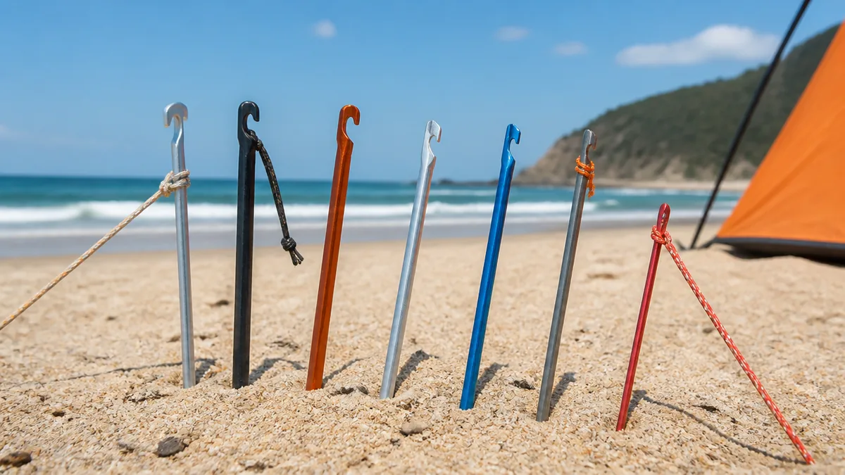 砂浜ペグおすすめ7選｜330円から選べる公式スペック確認済みの選択肢の解説画像