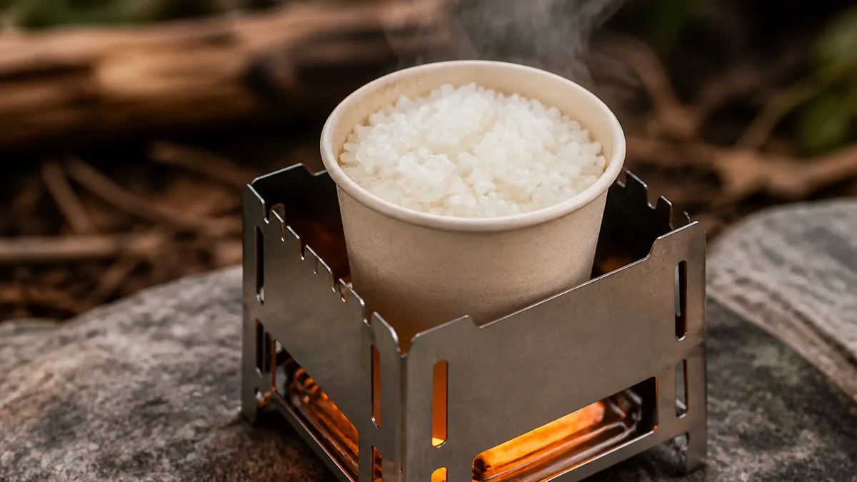 紙コップ炊飯とは?紙が燃えずにご飯が炊ける仕組みの解説画像