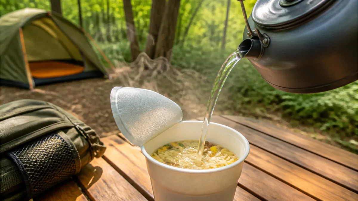 火を使わない・お湯だけで完成する昼ごはん4パターンの解説画像