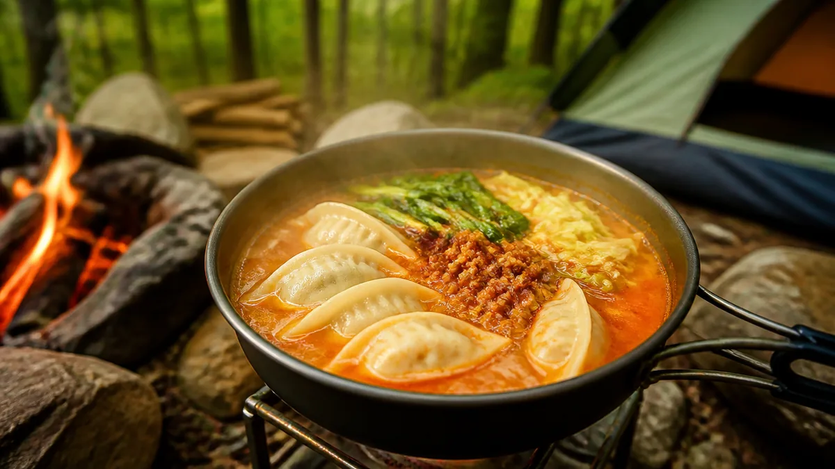 坦々餃子鍋がキャンプ飯として強い3つの理由の解説画像