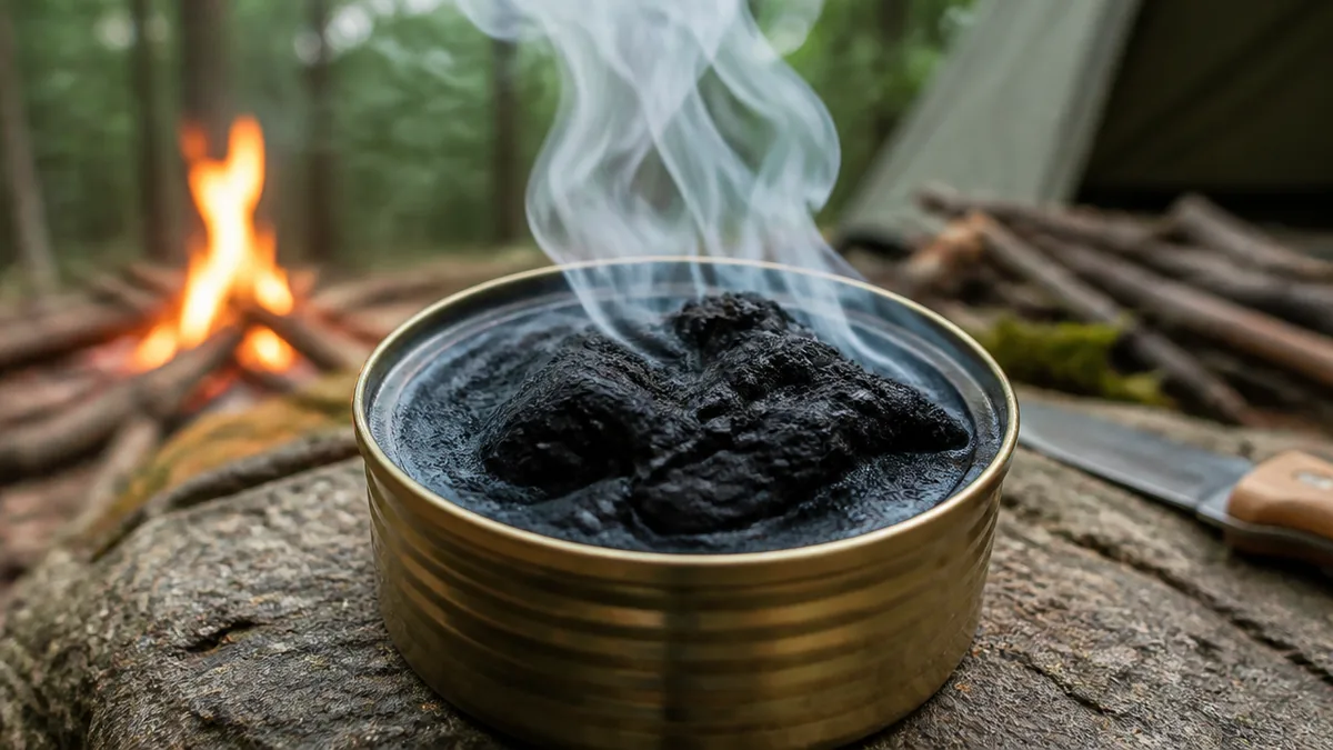 チャークロスの作り方は缶と綿布だけ|煙が止まるまで30分で完成する火口の全手順のアイキャッチ画像