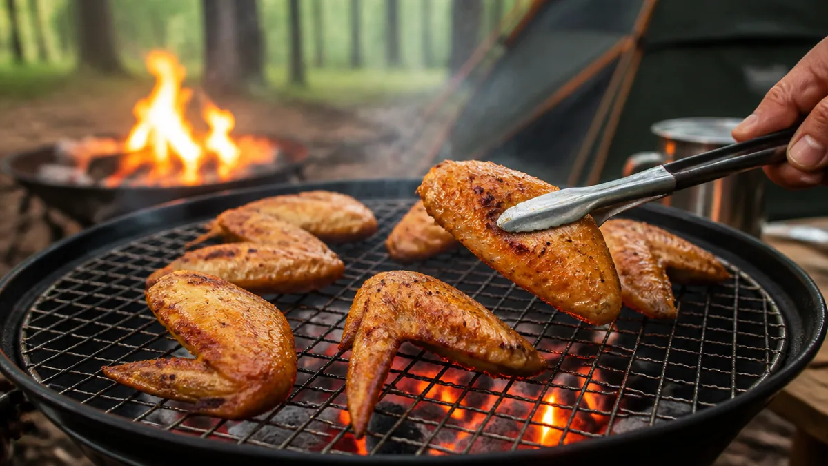 炭の組み方と焼き時間｜中心75℃までの道のりの解説画像